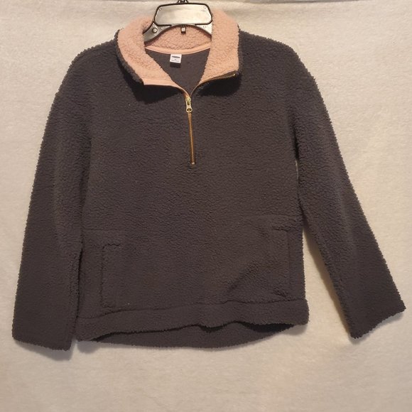 Old Navy fleece pullover with zipper women's medium - Picture 1 of 3